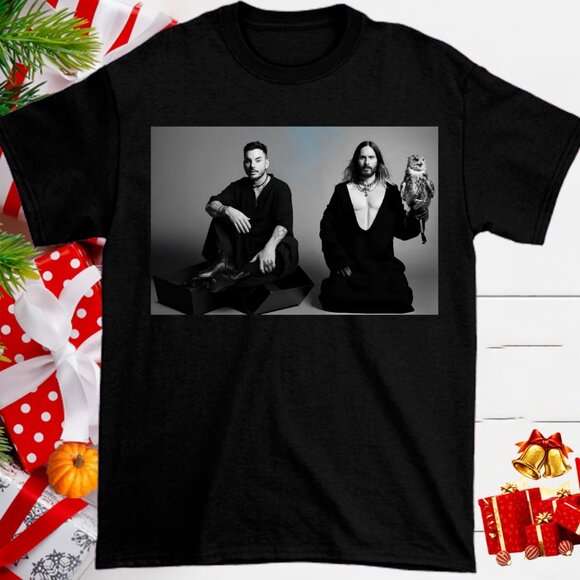 Renee F Other - Thirty Seconds To Mars 2024 Tour Graphic Band T-Shirt Music Fan Concert Tee 159